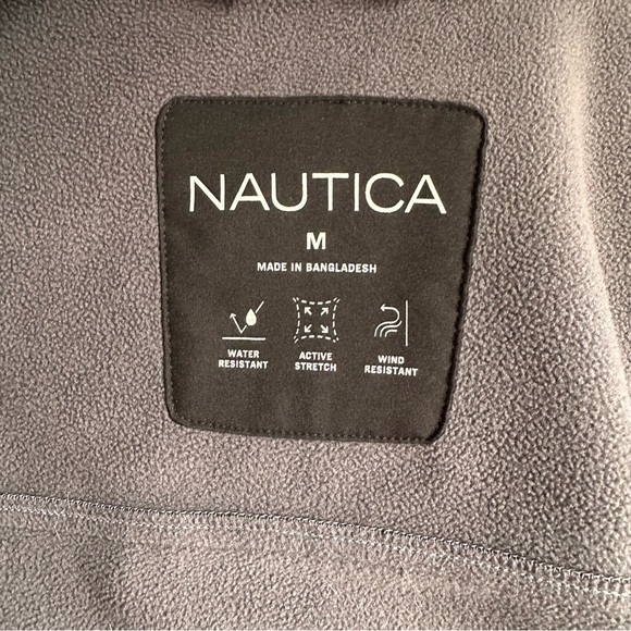 Nautica Men’s Black Performance Jacket Size Medium – Like New - Picture 7 of 8